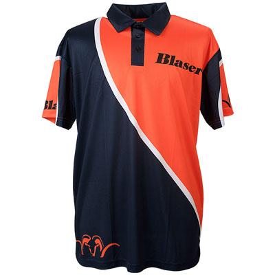 Blaser Argali Orange & Blue Polo - Mens