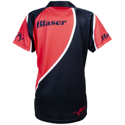 Blaser Ladies Shooting Polo - Pink/Navy