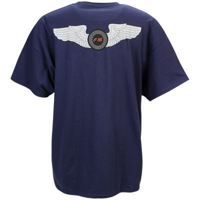 F16 Wing T-Shirt - Navy